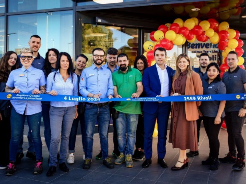 Inaugurato il primo Lidl di Rivoli