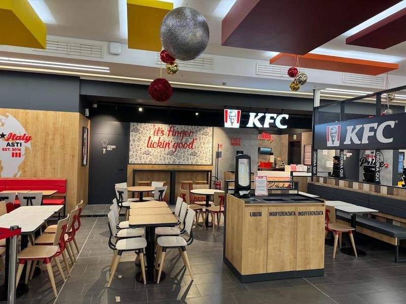 Kfc inaugura ad Asti il terzo pdv del Piemonte