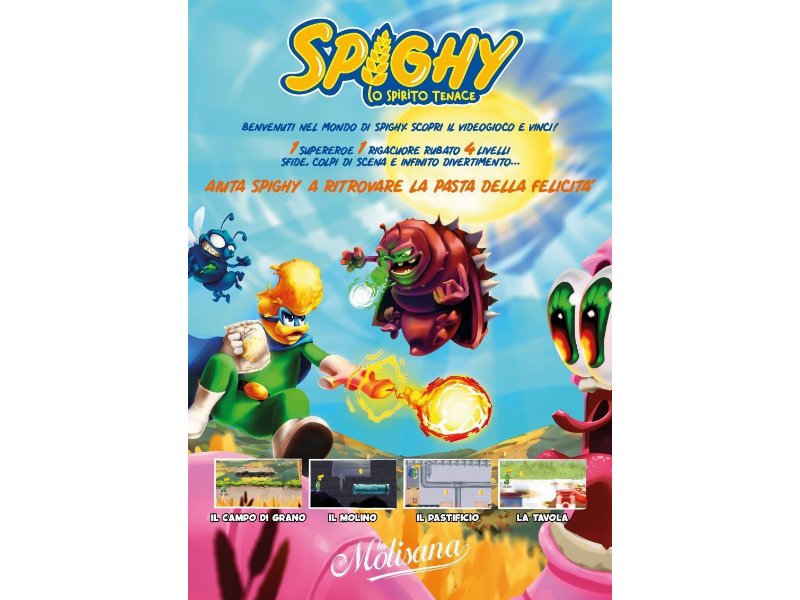 La Molisana: nasce il videogioco Spighy