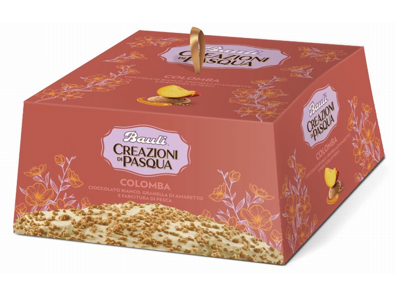 Arriva Bauli Creazioni di Pasqua Colomba Pesca Amaretto