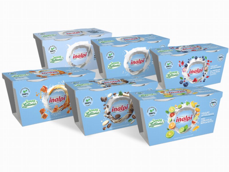 Latterie Inalpi lancia i nuovi yogurt senza lattosio: yogurt avvolgente dal gusto travolgente