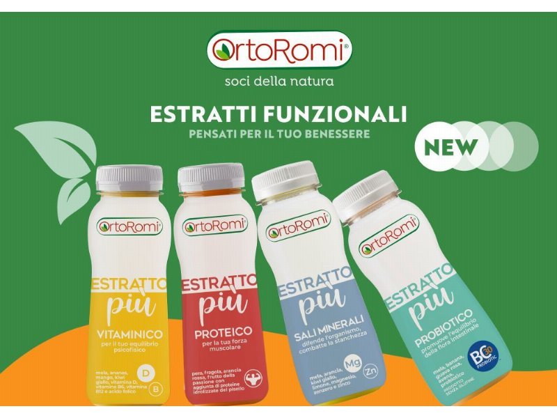 OrtoRomi lancia due nuovi estratti funzionali e tre nuove zuppe estive