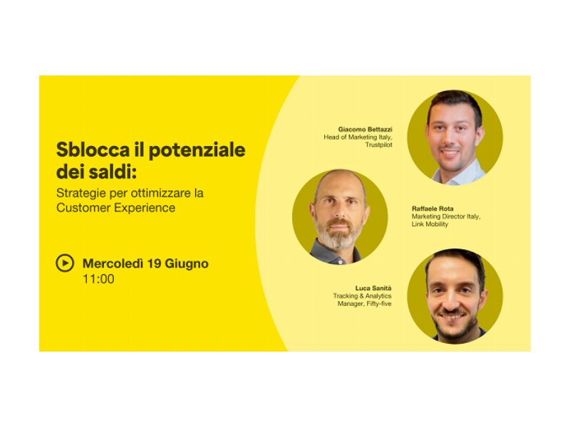 Peak season e customer experience: in arrivo il nuovo webinar di Link Mobility, Trustpilot e Fifty-five