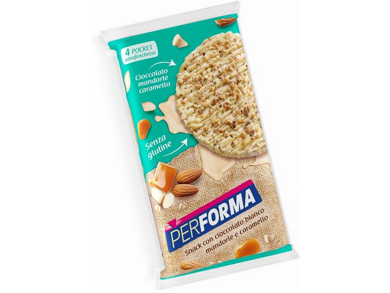 Performa: nascono le nuove Gallette cioccolato bianco, mandorle e caramello