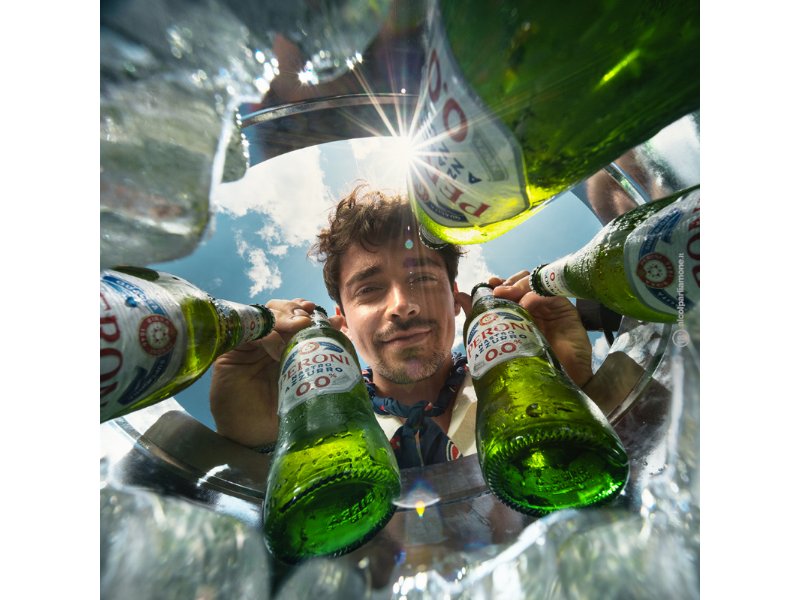 Peroni Nastro Azzurro 0.0% sceglie Leclerc come primo “global brand ambassador”