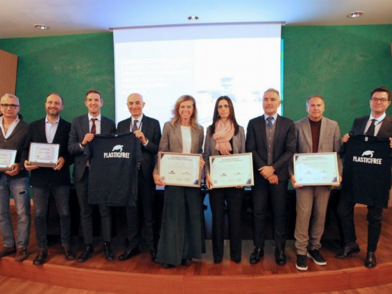 Plastic Free e Aeroporto di Bologna premiano le aziende virtuose nella riduzione della plastica