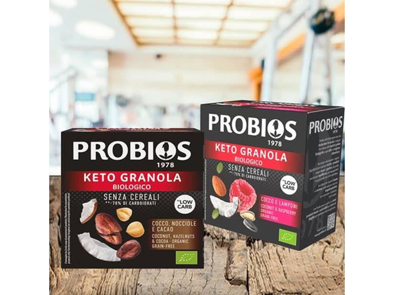 Probios: arrivano le nuove Keto Granole biologiche e low carb