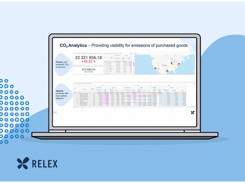 Relex Solutions introduce l'analisi della Co2 guidata dall'intelligenza artificiale