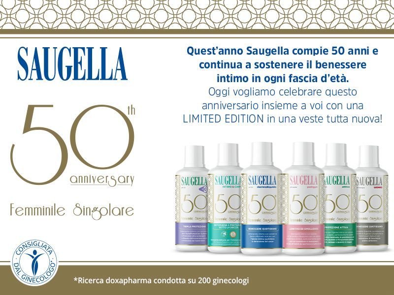 Saugella compie 50 anni