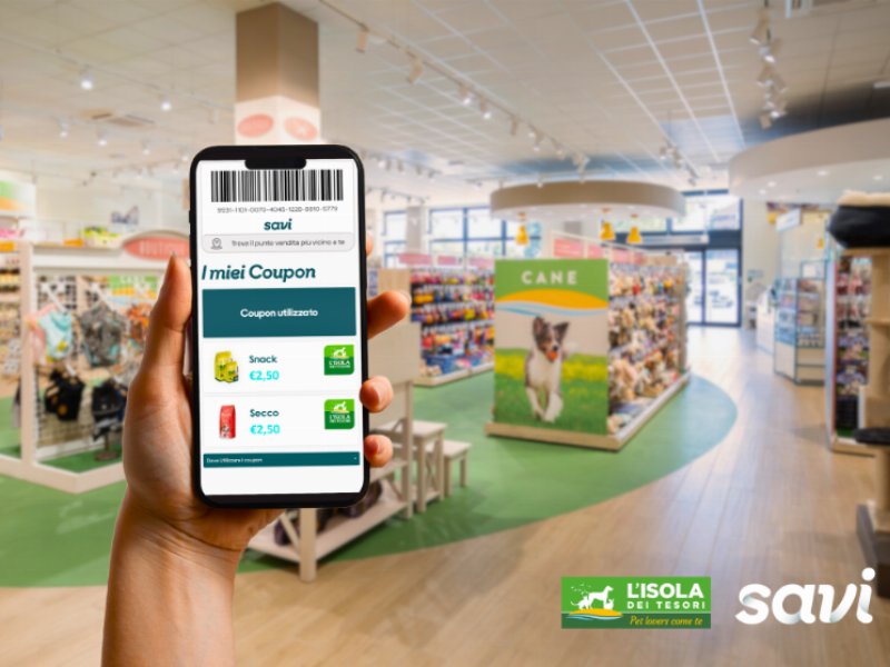 Savi e L’Isola dei Tesori: sì alla digitalizzazione dei coupon