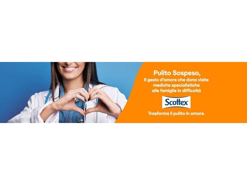 Scottex a supporto del progetto TempoSospeso.org