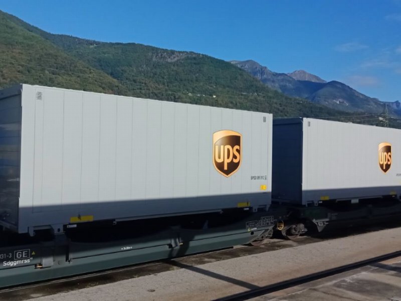 Ups sperimenta il trasporto ferroviario per essere più green