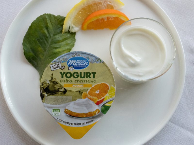 Yogurt Meran latte fieno a doppio strato: genuinità, gusto e sostenibilità