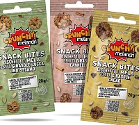 Melandri Gaudenzio presenta i Crunchy snack bites