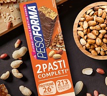 Pesoforma arricchisce l’offerta con la barretta 2Pasti Peanut Butter