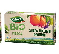 Valfrutta rafforza la gamma bio con il succo in brik da 125 ml