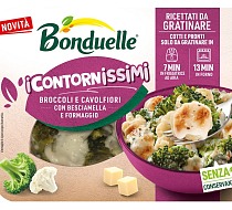 Bonduelle entra nella V gamma con I Contornissimi, linea di contorni pronti