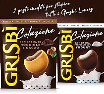 Grisbì si arricchisce con le varianti nocciole e cacao e yogurt