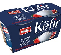 La gamma Müller Kefir si amplia con il gusto Fragola melograno