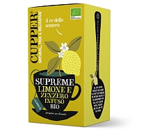 Cupper porta sul mercato italiano Supreme Limone e Zenzero Infuso Bio