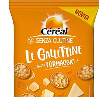 Gallettine Céréal senza glutine disponibili in due nuovi gusti: pop corn e formaggio
