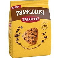 Balocco lancia i Triangolosi con crunchy flakes e gocce di cioccolato fondente
