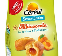 Céréal amplia la linea senza glutine con la tortina all’albicocca