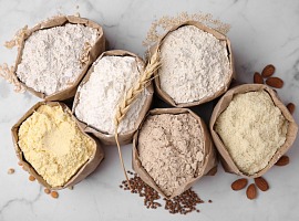 Farine e ingredienti per la pasticceria, premium e funzionale al centro