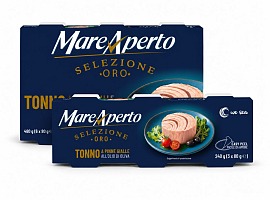 Mare Aperto lancia Selezione Oro: il tonno premium da 80 grammi