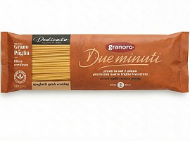 Granoro rivoluziona la pasta con gli Spaghetti Due Minuti, pronti in 2 minuti