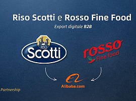 Riso Scotti accelera nell’export digitale con Rosso Fine Food