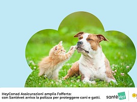 HeyConad Assicurazioni amplia l’offerta: nasce la partnership con Santévet per gli home pet