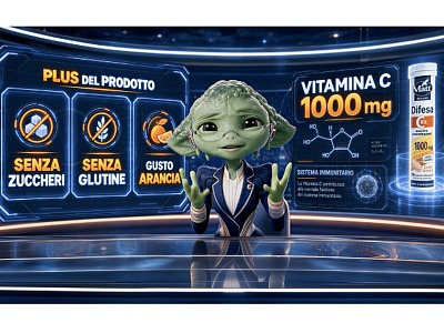Con il nuovo spot di Difesa Vitamina C 1.000 mg Matt porta l