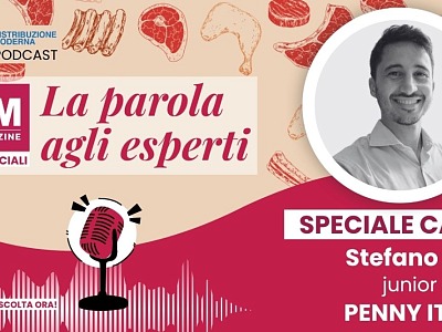 Il reparto carni di Penny Italia tra banco servito e libero servizio