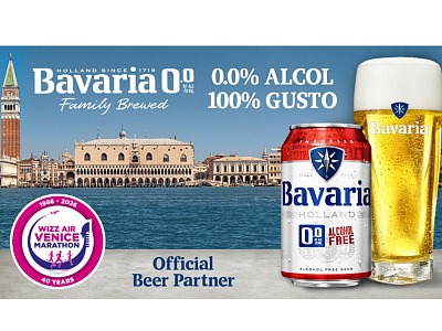 Bavaria 0.0% celebra il 12esimo anno di partnership con la Wizz Air Venicemarathon