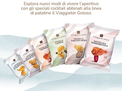 Il Viaggiator Goloso lancia la sua nuova linea di patatine gourmet