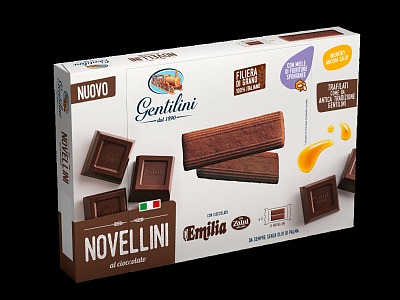 Dalla collaborazione tra Gentilini e Zàini nascono i nuovi Novellini al cioccolato