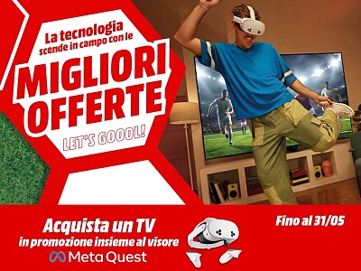 MediaWorld accende la stagione dei grandi eventi sportivi con “La tecnologia scende in campo”
