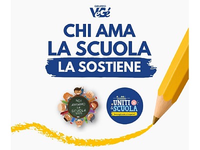 Gruppo VéGé rilancia "Noi Amiamo la Scuola": il carrello della spesa a supporto dell