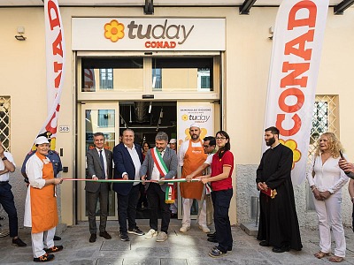 Tuday Conad: apre a Lucca il format urbano dedicato alla spesa quotidiana