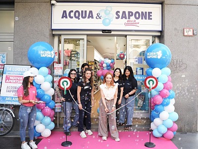 Cesar inaugura un punto vendita Acqua & Sapone in centro a Milano