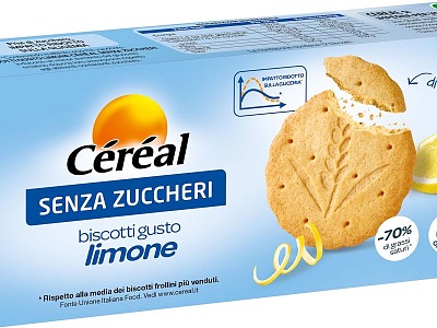 Il Frollino gusto limone è la nuova referenze Céréal senza zuccheri