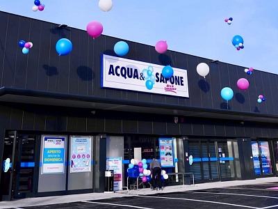 Cesar inaugura due nuovi punti vendita Acqua & Sapone a Calimera (Le) e Città di Castello (Pg)