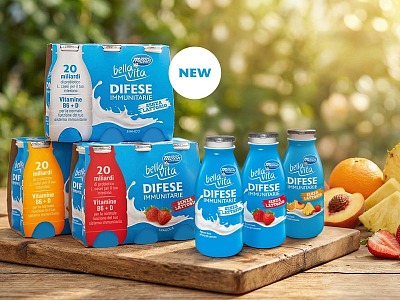 Latteria Sociale Merano presenta il nuovo  Bella vita difese immunitarie drink 6x100 g