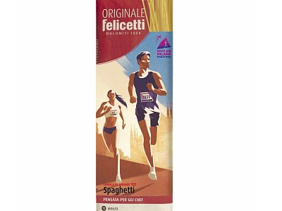 Felicetti corre alla Milano Marathon con un pack dedicato ai runner