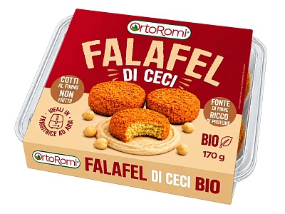 OrtoRomi presents its new organic chickpea falafel range at Fruit Attraction