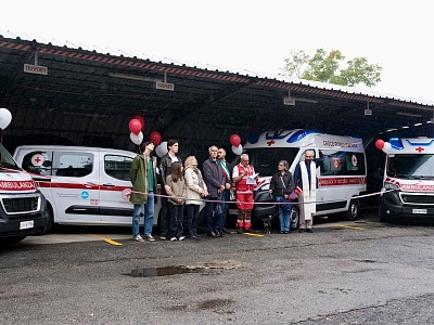 Acqua Sant’Anna dona un nuovo mezzo alla Cri di Beinasco in memoria del suo ceo Alberto Bertone
