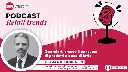 Podcast: Guarnieri, cresce il consumo di prodotti a base di latte