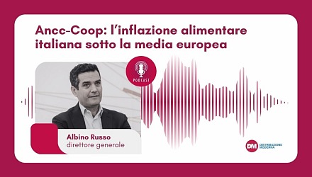 Podcast: Russo (Ancc-Coop), l’inflazione alimentare italiana sotto la media europea