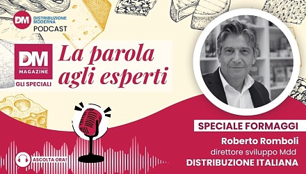 Podcast: Distribuzione Italiana, il futuro del comparto formaggi tra territorio e innovazione